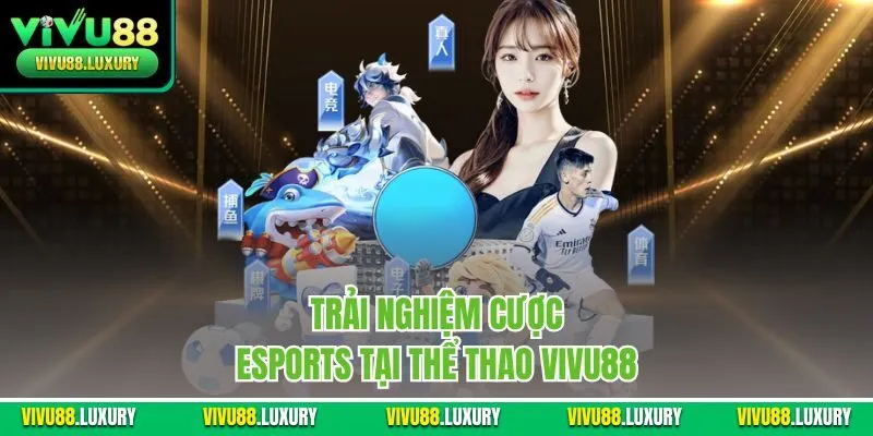 Trải nghiệm cược Esports tại thể thao Vivu88 